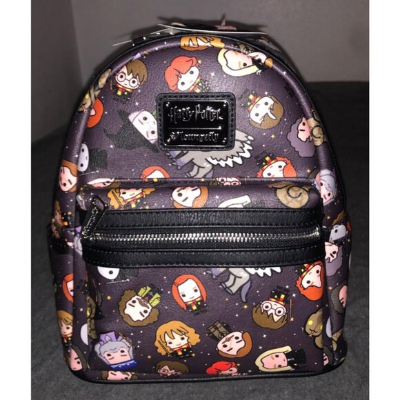 🆕Loungefly Womens Harry Potter Characters Print Double Strap Shoulder Bag - Picture 1 of 10